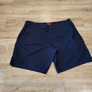 The Foundry Supply Co Classic Fit Shorts Navy Blue Mens Size 46